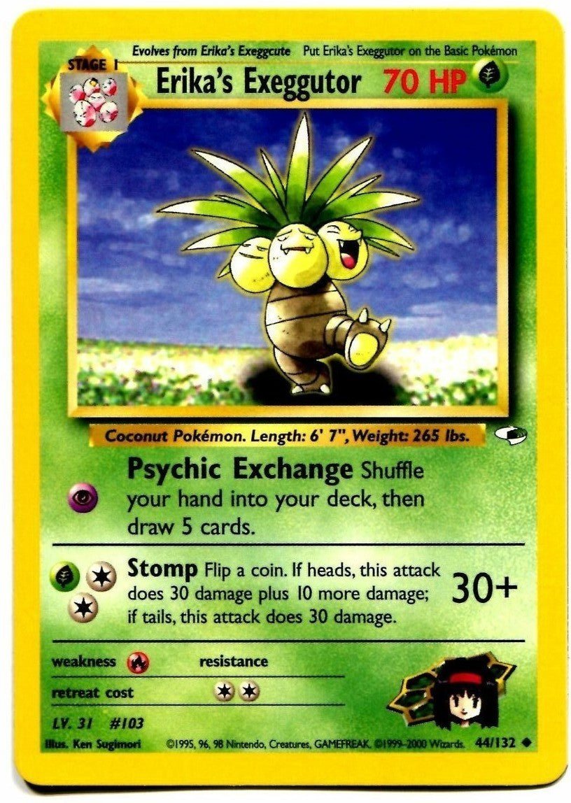 Erika's Exeggutor (44/132) [Gym Heroes Unlimited] - Dark Crystal Cards