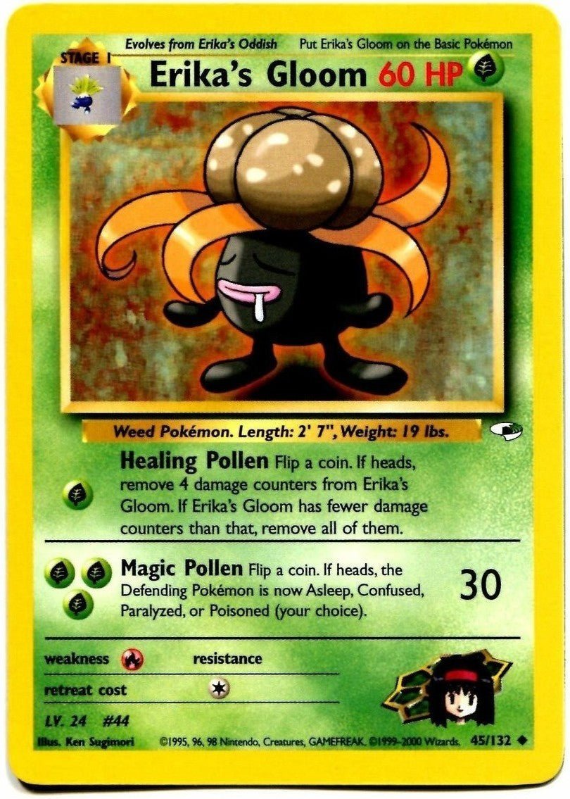 Erika's Gloom (45/132) [Gym Heroes Unlimited] - Dark Crystal Cards