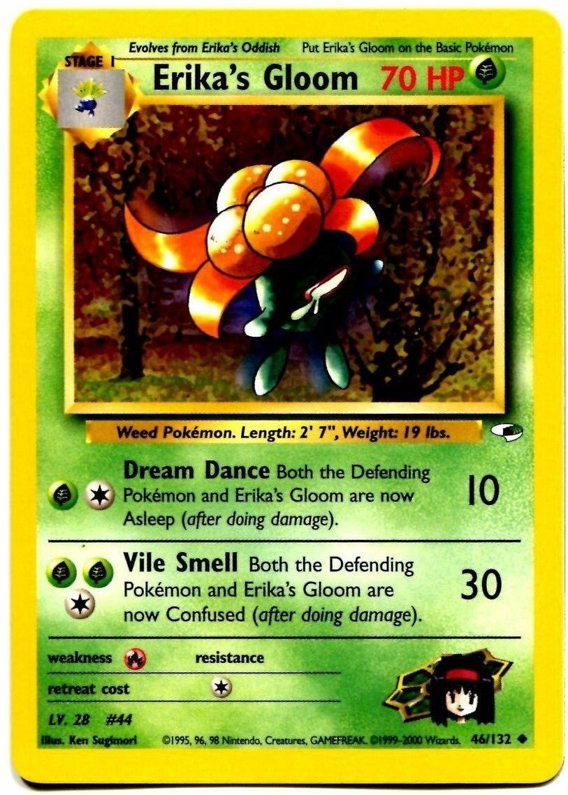Erika's Gloom (46/132) [Gym Heroes Unlimited] - Dark Crystal Cards