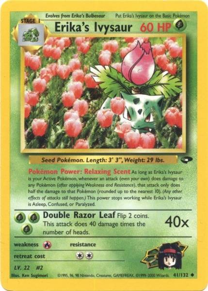 Erika's Ivysaur (41/132) [Gym Challenge Unlimited] - Dark Crystal Cards