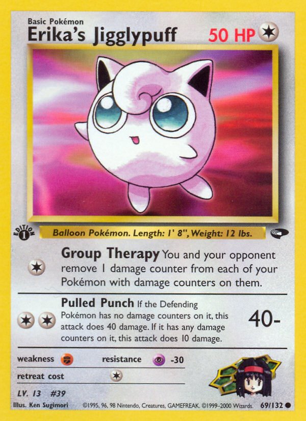 Erika's Jigglypuff (69/132) [Gym Challenge 1st Edition] - Dark Crystal Cards
