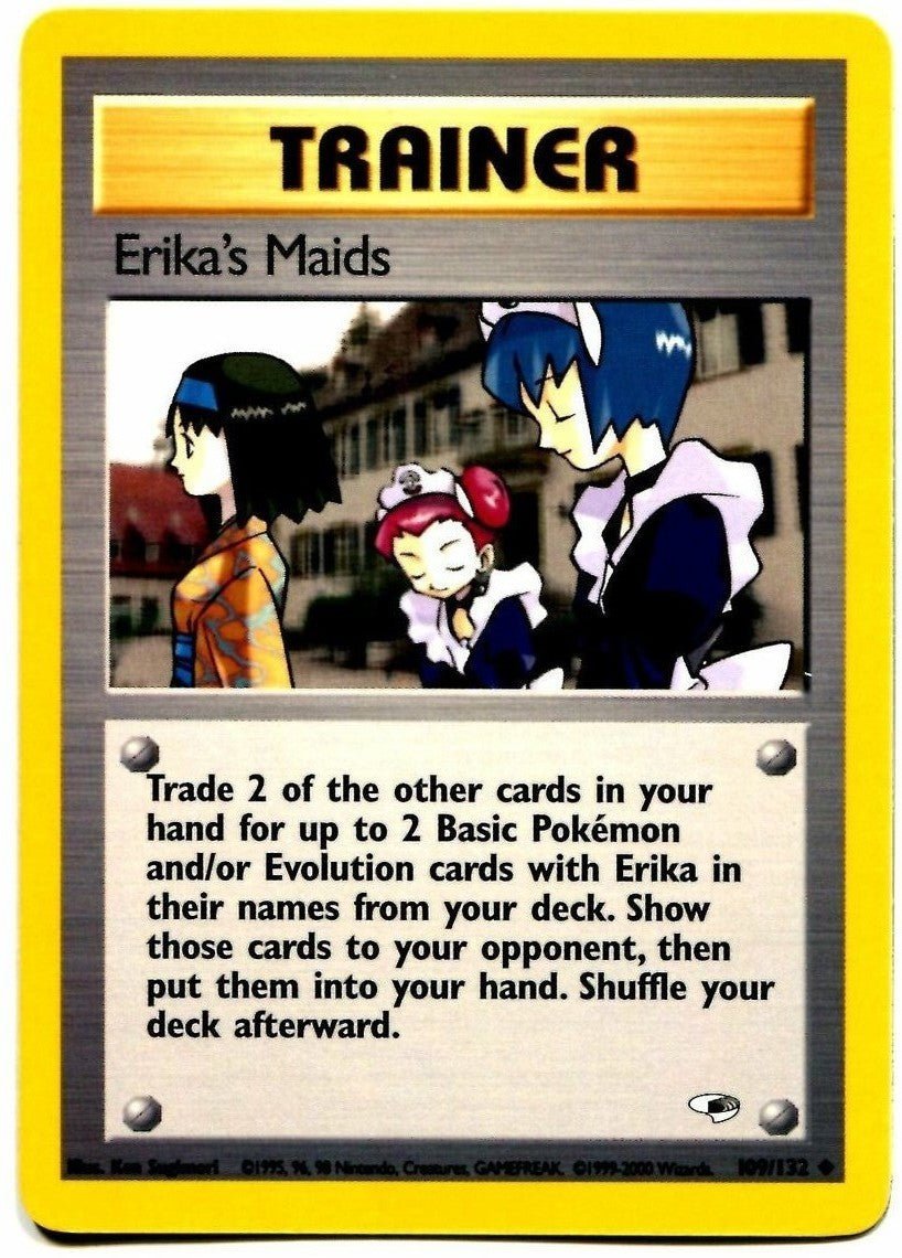 Erika's Maids (109/132) [Gym Heroes Unlimited] - Dark Crystal Cards