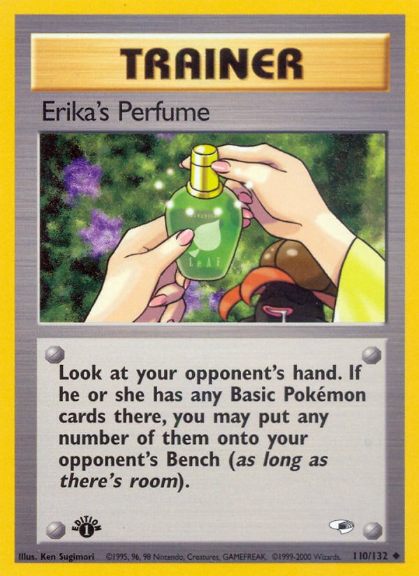 Erika's Perfume (110/132) [Gym Heroes 1st Edition] - Dark Crystal Cards