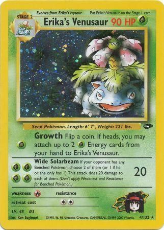 Erika's Venusaur (4/132) [Gym Challenge Unlimited] - Dark Crystal Cards