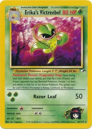Erika's Victreebel (26/132) [Gym Heroes Unlimited] - Dark Crystal Cards