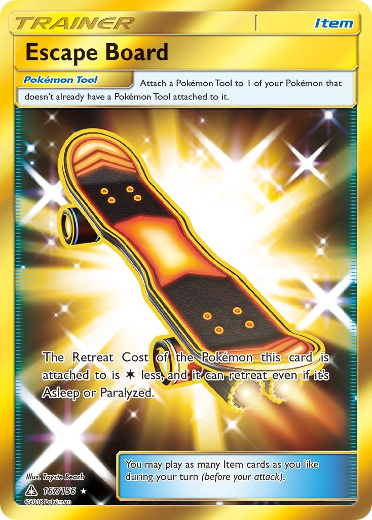 Escape Board (167/156) [Sun & Moon: Ultra Prism] - Dark Crystal Cards