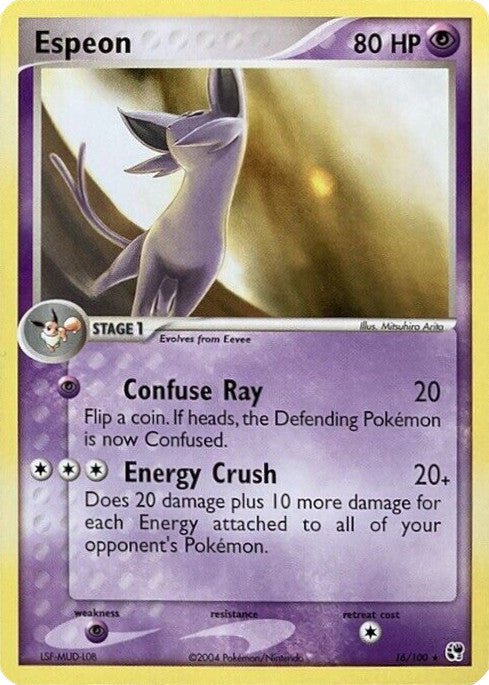 Espeon (16/100) [EX: Battle Stadium] - Dark Crystal Cards