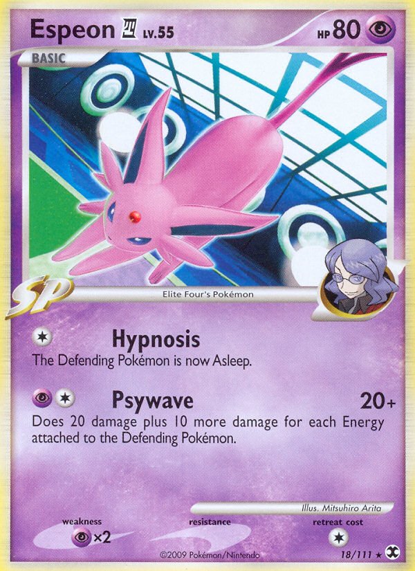 Espeon (18/111) [Platinum: Rising Rivals] - Dark Crystal Cards