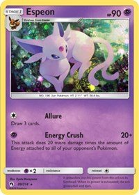 Espeon (89/214) (Cosmos Holo) (Blister Exclusive) [Sun & Moon: Lost Thunder] - Dark Crystal Cards