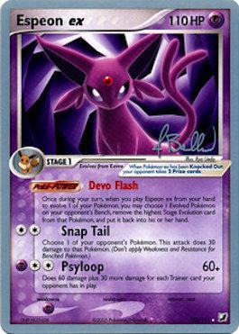 Espeon ex (102/115) (Eeveelutions - Jimmy Ballard) [World Championships 2006] - Dark Crystal Cards