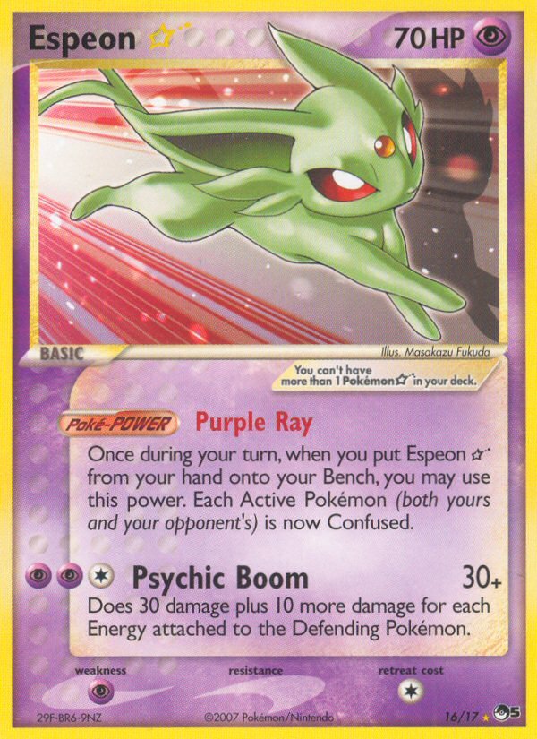 Espeon Star (16/17) [POP Series 5] - Dark Crystal Cards