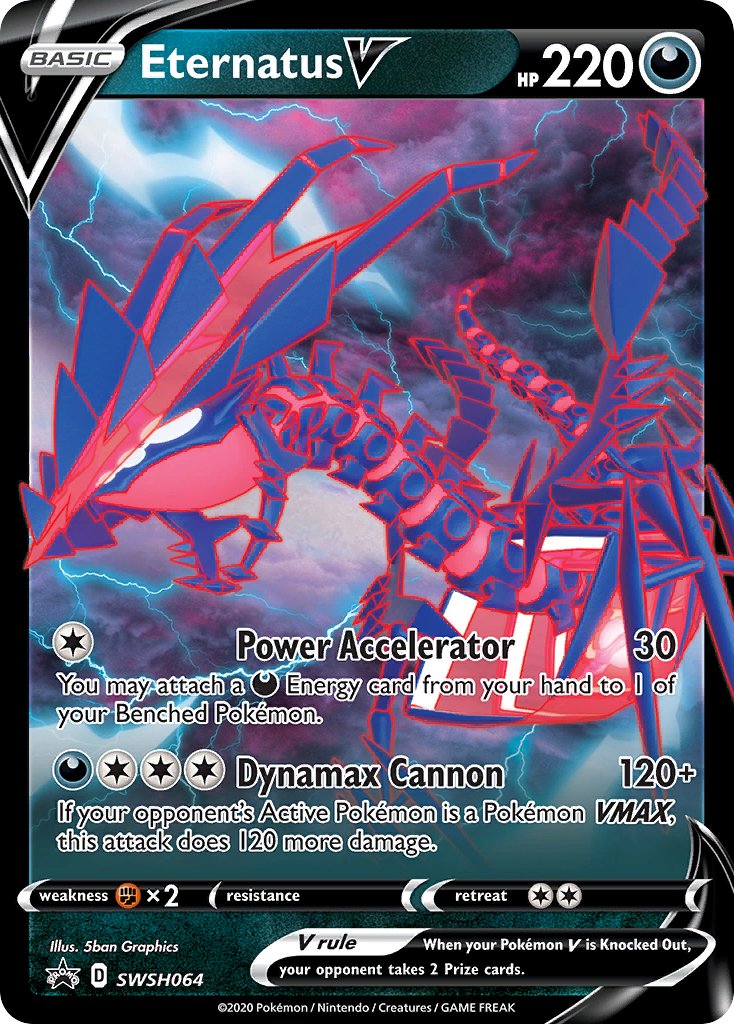Eternatus V (SWSH064) [Sword & Shield: Black Star Promos] - Dark Crystal Cards
