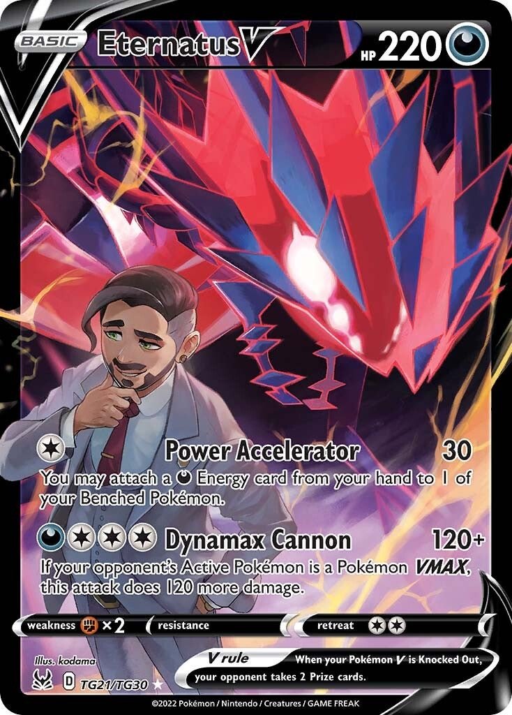 Eternatus V (TG21/TG30) [Sword & Shield: Lost Origin] - Dark Crystal Cards