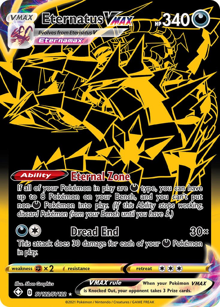 Eternatus VMAX (SV122/SV122) [Sword & Shield: Shining Fates] - Dark Crystal Cards