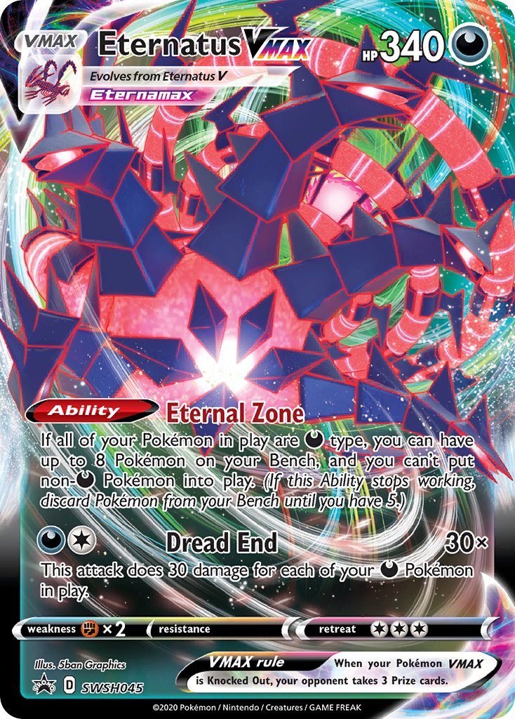Eternatus VMAX (SWSH045) (Jumbo Card) [Sword & Shield: Black Star Promos] - Dark Crystal Cards