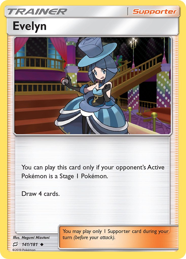 Evelyn (141/181) [Sun & Moon: Team Up] - Dark Crystal Cards