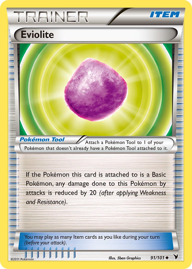 Eviolite (91/101) [Black & White: Noble Victories] - Dark Crystal Cards