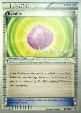 Eviolite (91/101) (Terraki - Mewtwo - Shuto Itagaki) [World Championships 2012] - Dark Crystal Cards