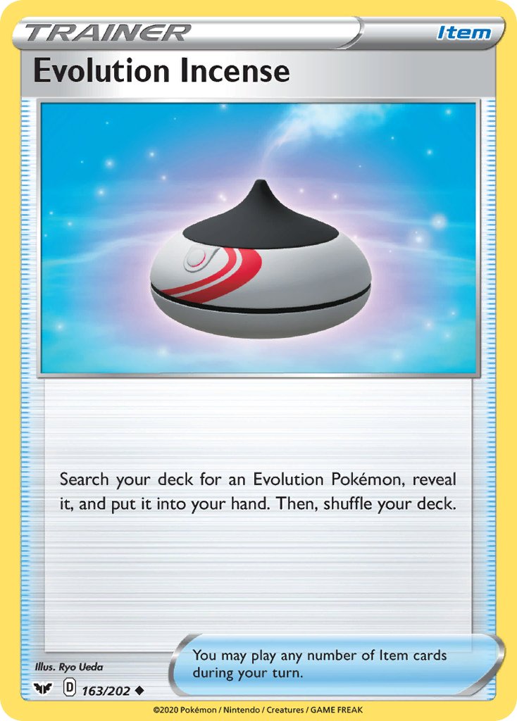 Evolution Incense (163/202) [Sword & Shield: Base Set] - Dark Crystal Cards