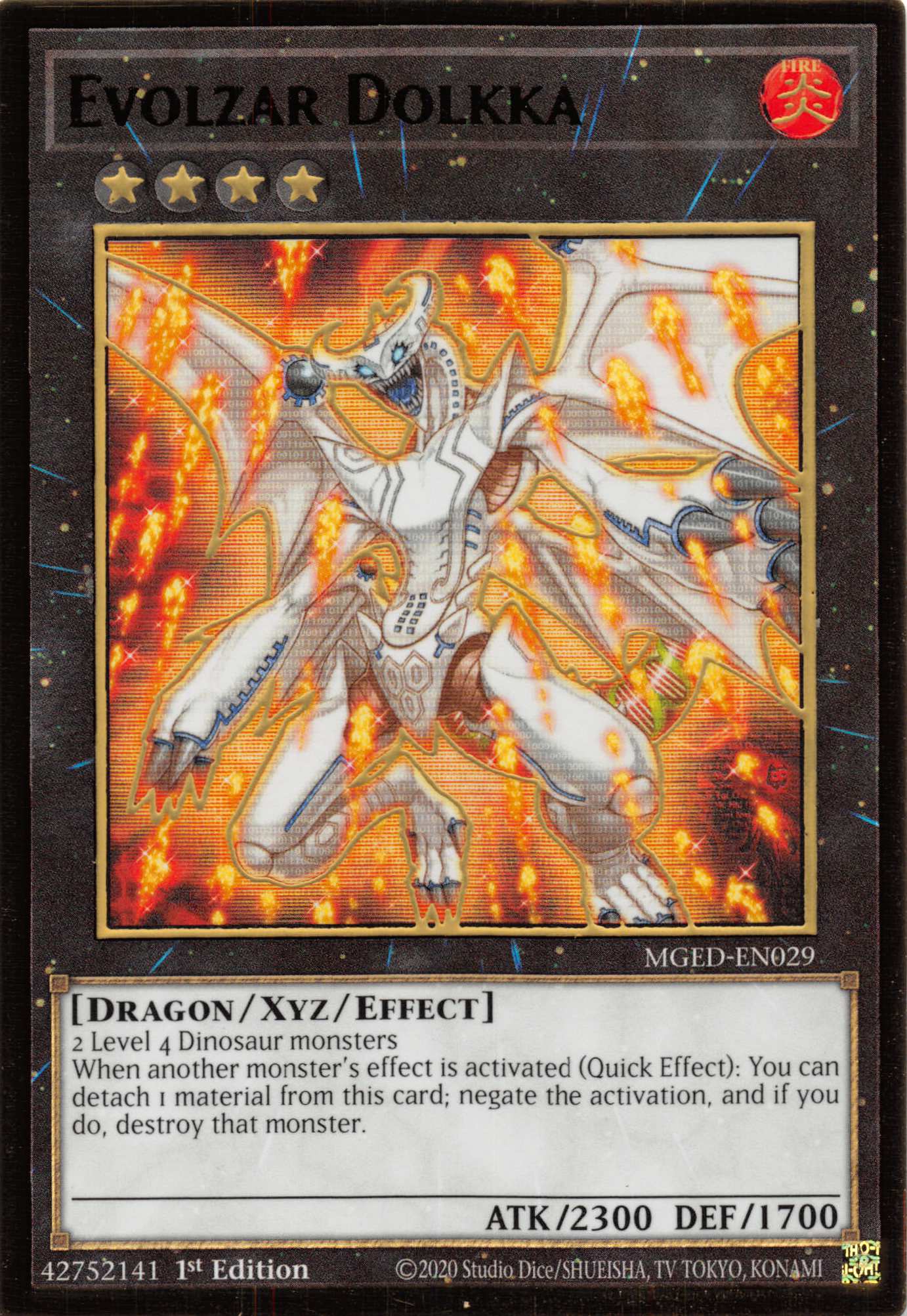 Evolzar Dolkka [MGED - EN029] Gold Rare - Dark Crystal Cards