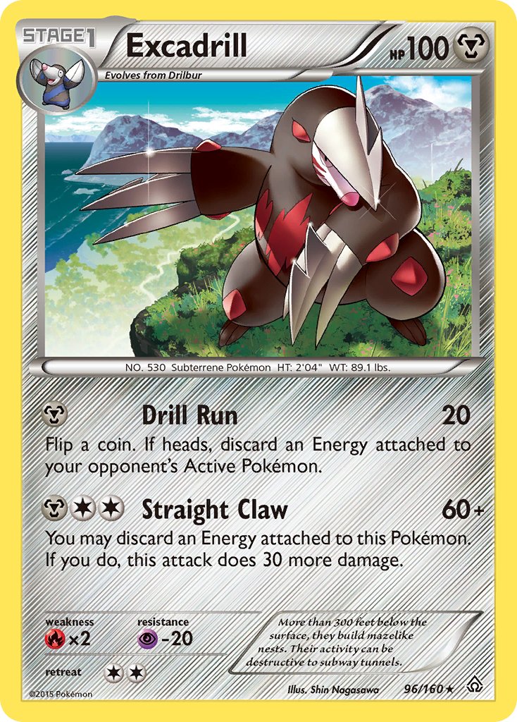 Excadrill (96/160) [XY: Primal Clash] - Dark Crystal Cards