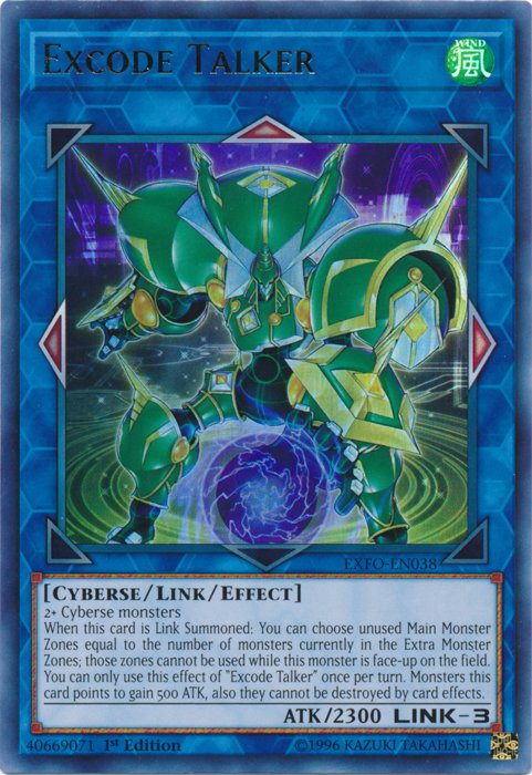Excode Talker [EXFO - EN038] Ultra Rare - Dark Crystal Cards