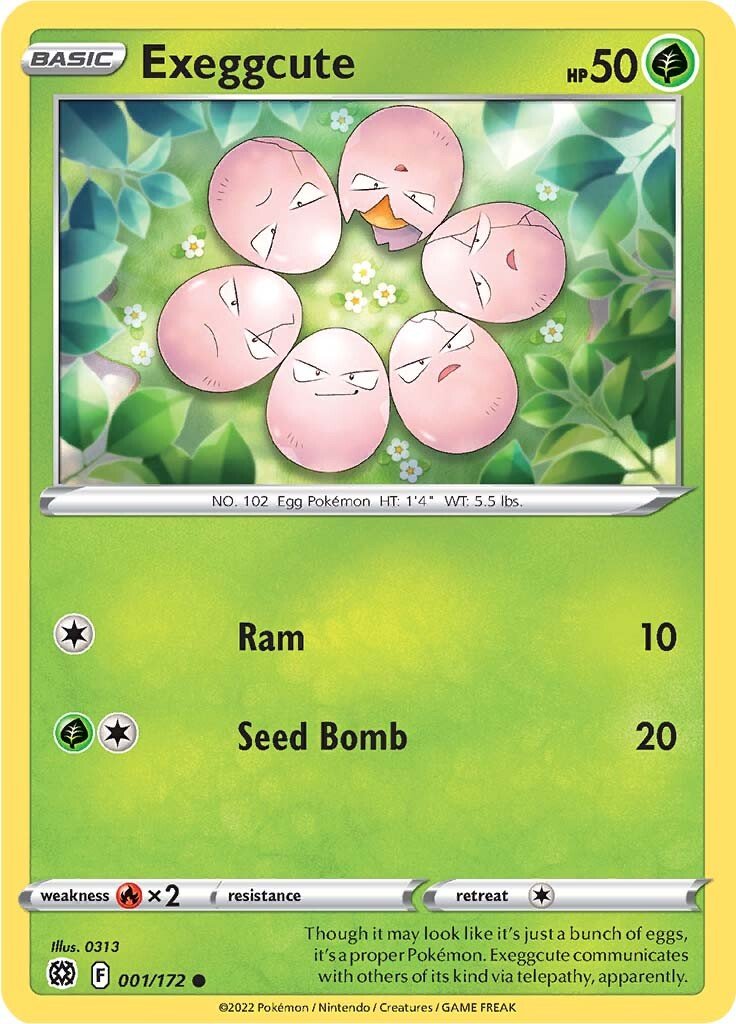 Exeggcute (001/172) [Sword & Shield: Brilliant Stars] - Dark Crystal Cards
