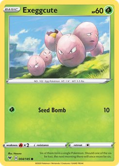 Exeggcute (004/185) [Sword & Shield: Vivid Voltage] - Dark Crystal Cards