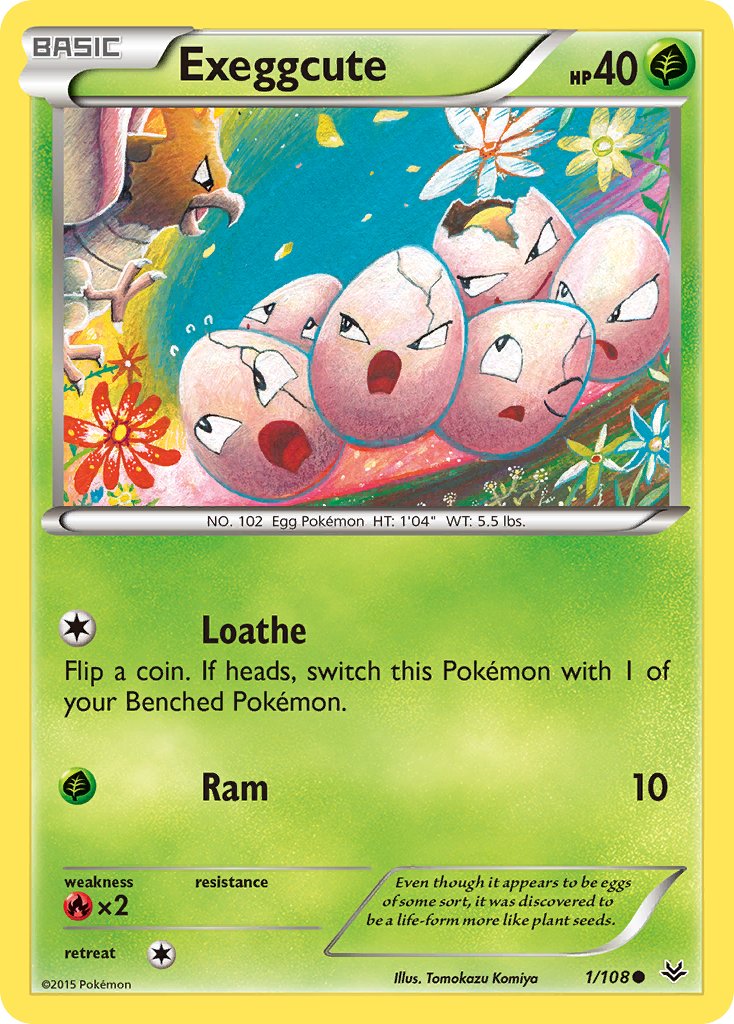 Exeggcute (1/108) [XY: Roaring Skies] - Dark Crystal Cards
