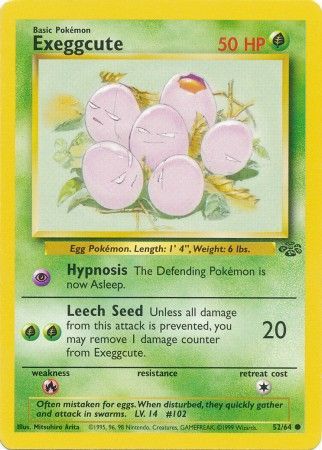 Exeggcute (52/64) [Jungle Unlimited] - Dark Crystal Cards