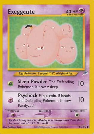 Exeggcute (64/105) [Neo Destiny Unlimited] - Dark Crystal Cards
