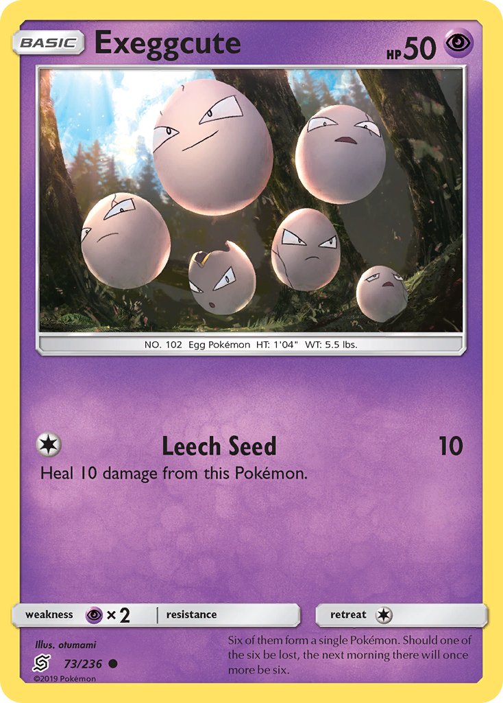 Exeggcute (73/236) [Sun & Moon: Unified Minds] - Dark Crystal Cards