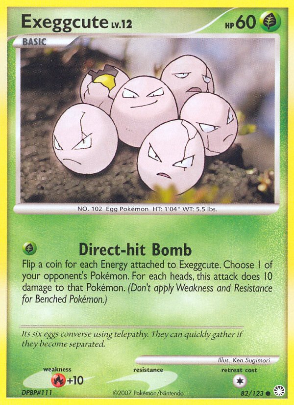 Exeggcute (82/123) [Diamond & Pearl: Mysterious Treasures] - Dark Crystal Cards