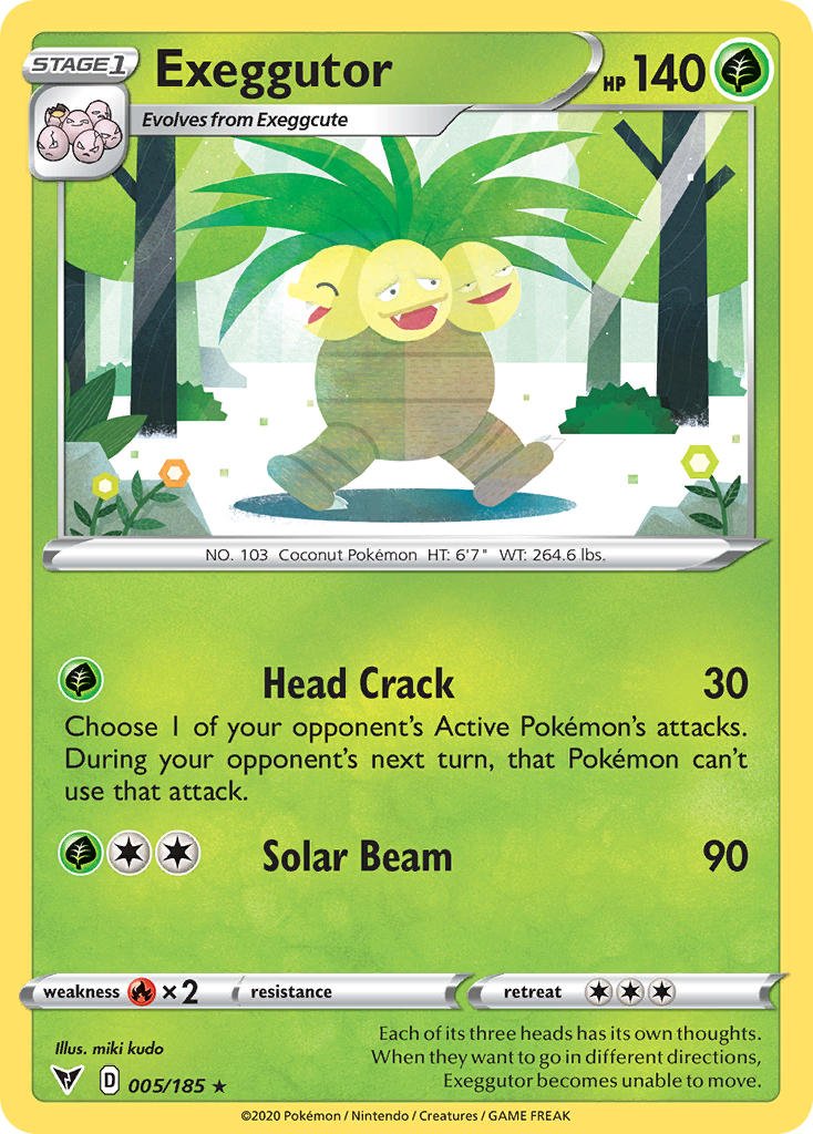 Exeggutor (005/185) [Sword & Shield: Vivid Voltage] - Dark Crystal Cards