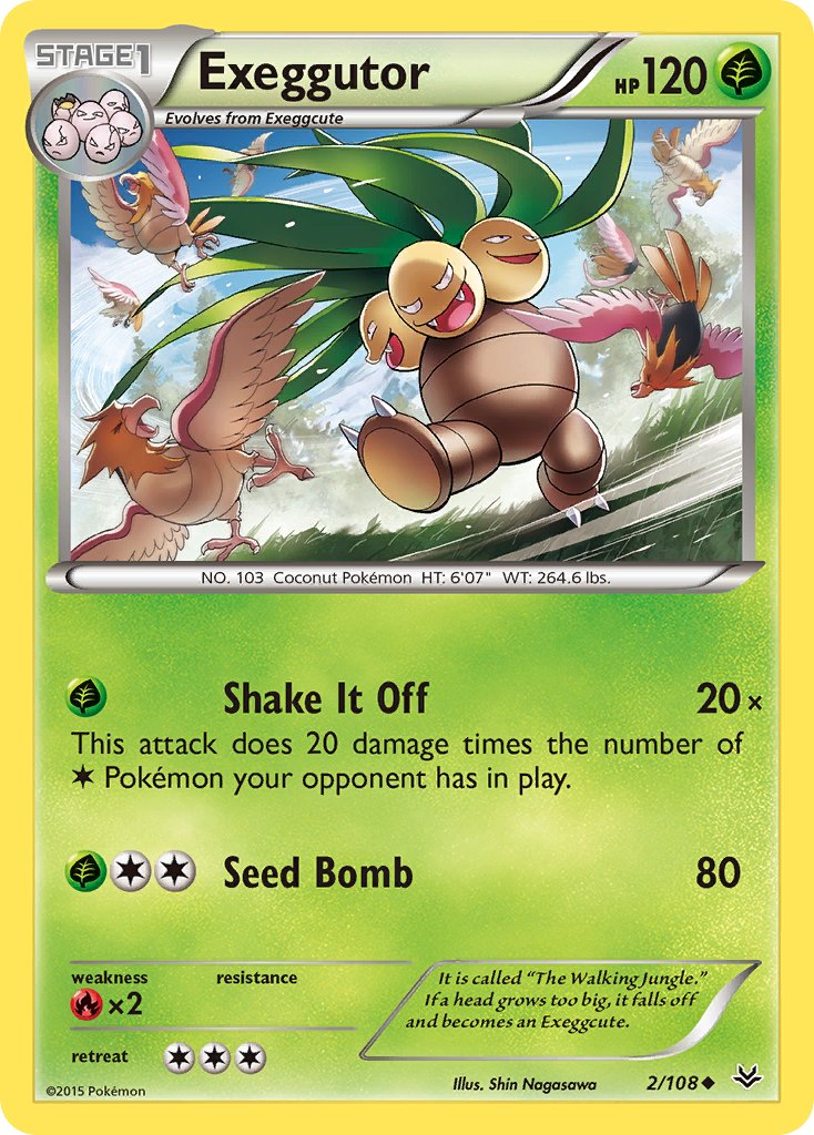 Exeggutor (2/108) [XY: Roaring Skies] - Dark Crystal Cards