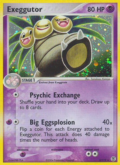 Exeggutor (5/112) [EX: FireRed & LeafGreen] - Dark Crystal Cards