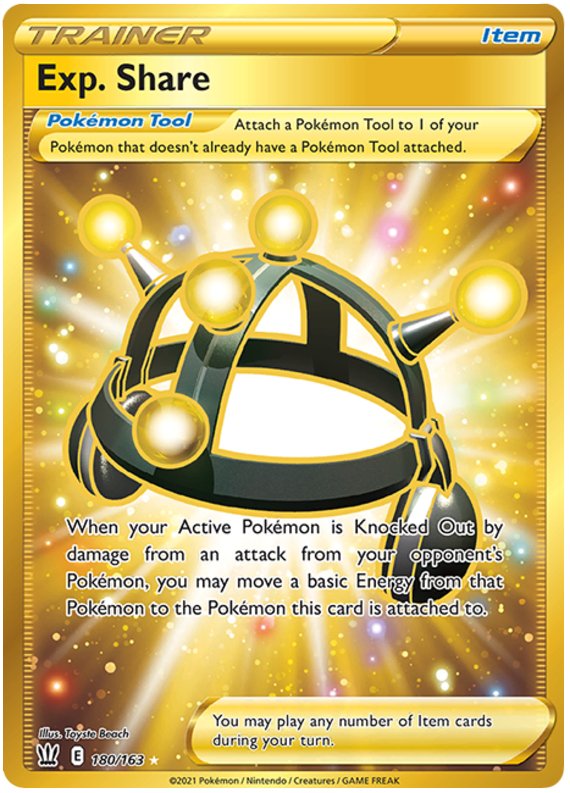Exp. Share (180/163) [Sword & Shield: Battle Styles] - Dark Crystal Cards
