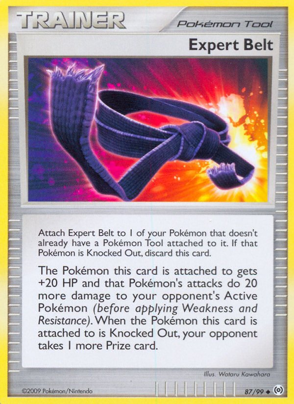 Expert Belt (87/99) [Platinum: Arceus] - Dark Crystal Cards