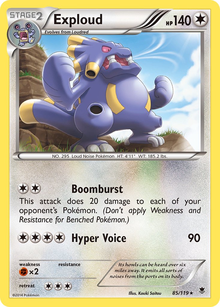 Exploud (85/119) [XY: Phantom Forces] - Dark Crystal Cards