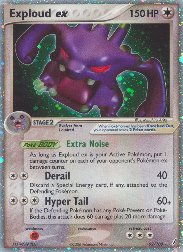 Exploud ex (92/100) [EX: Crystal Guardians] - Dark Crystal Cards