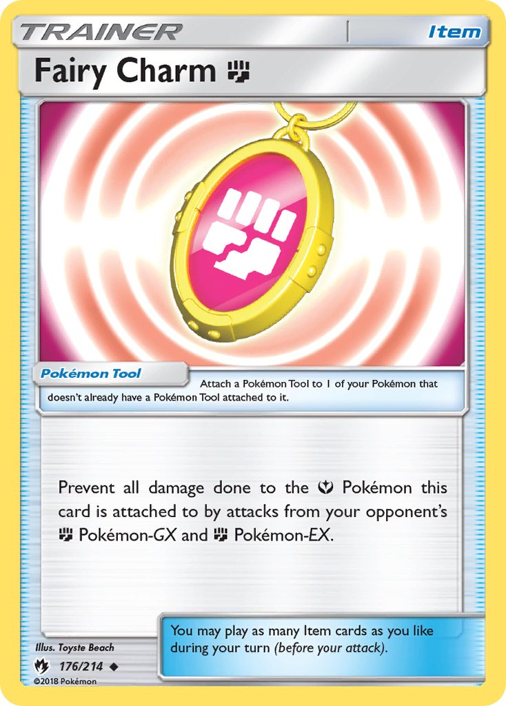 Fairy Charm Fighting (176/214) [Sun & Moon: Lost Thunder] - Dark Crystal Cards