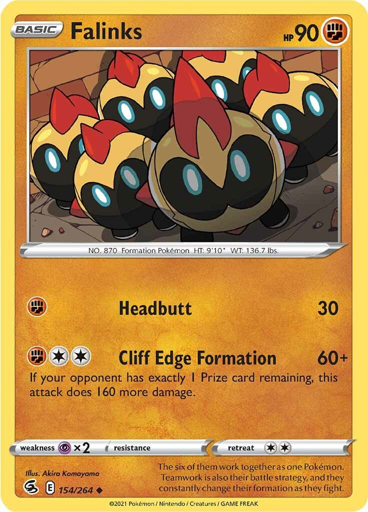 Falinks (154/264) [Sword & Shield: Fusion Strike] - Dark Crystal Cards