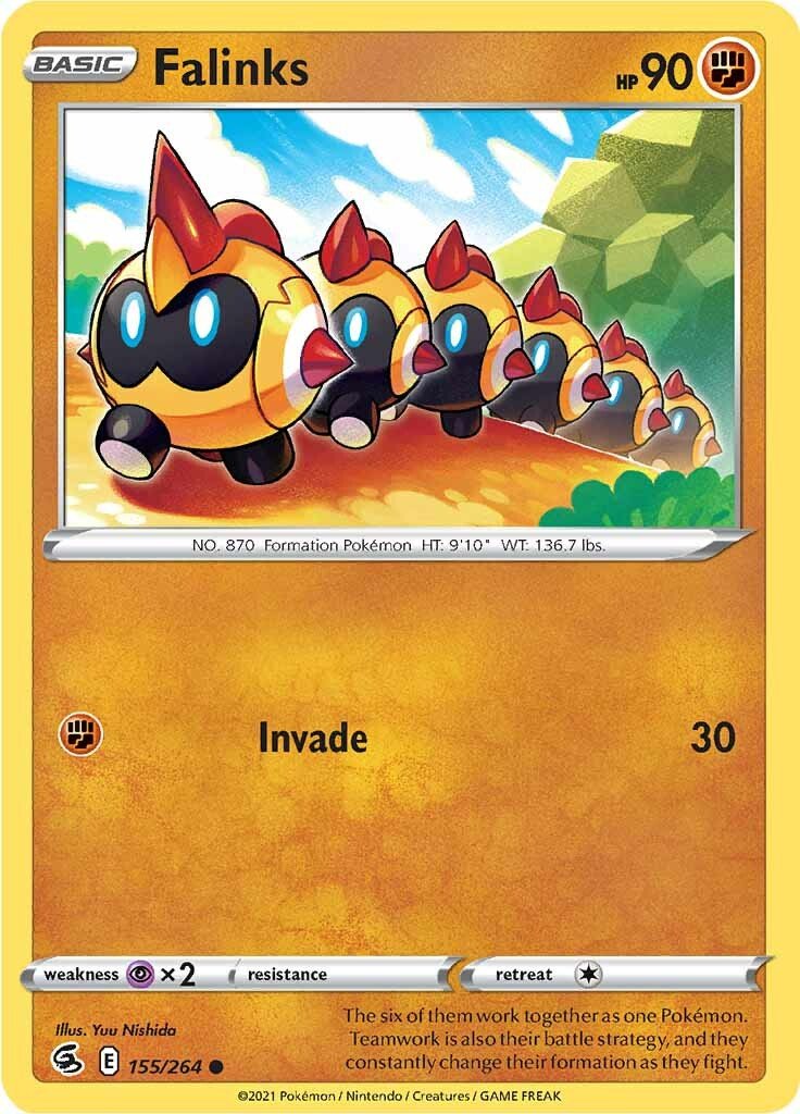 Falinks (155/264) [Sword & Shield: Fusion Strike] - Dark Crystal Cards