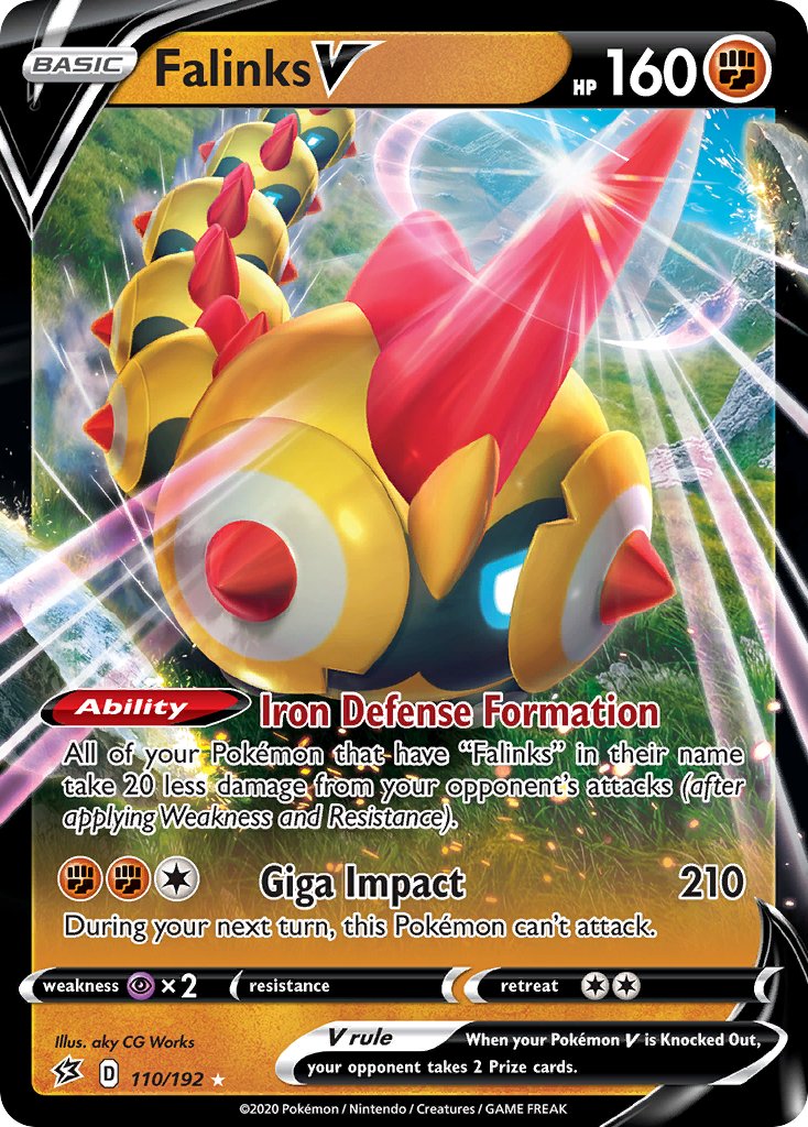 Falinks V (110/192) [Sword & Shield: Rebel Clash] - Dark Crystal Cards