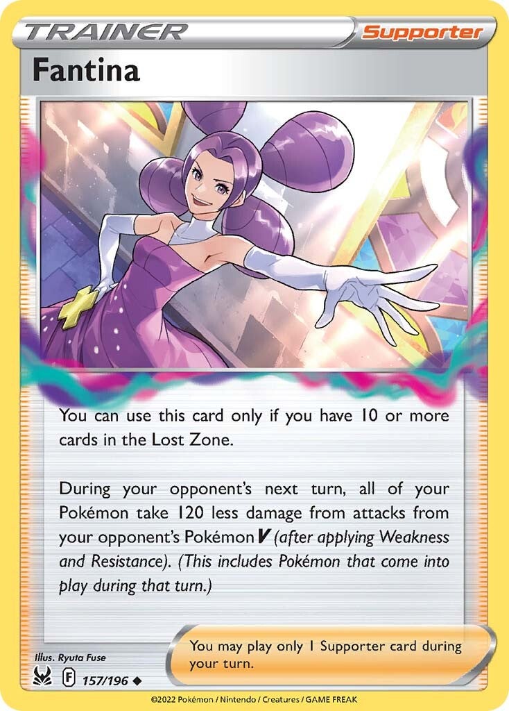 Fantina (157/196) [Sword & Shield: Lost Origin] - Dark Crystal Cards