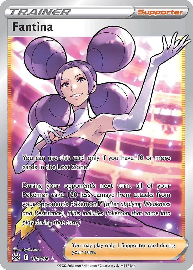 Fantina (191/196) [Sword & Shield: Lost Origin] - Dark Crystal Cards