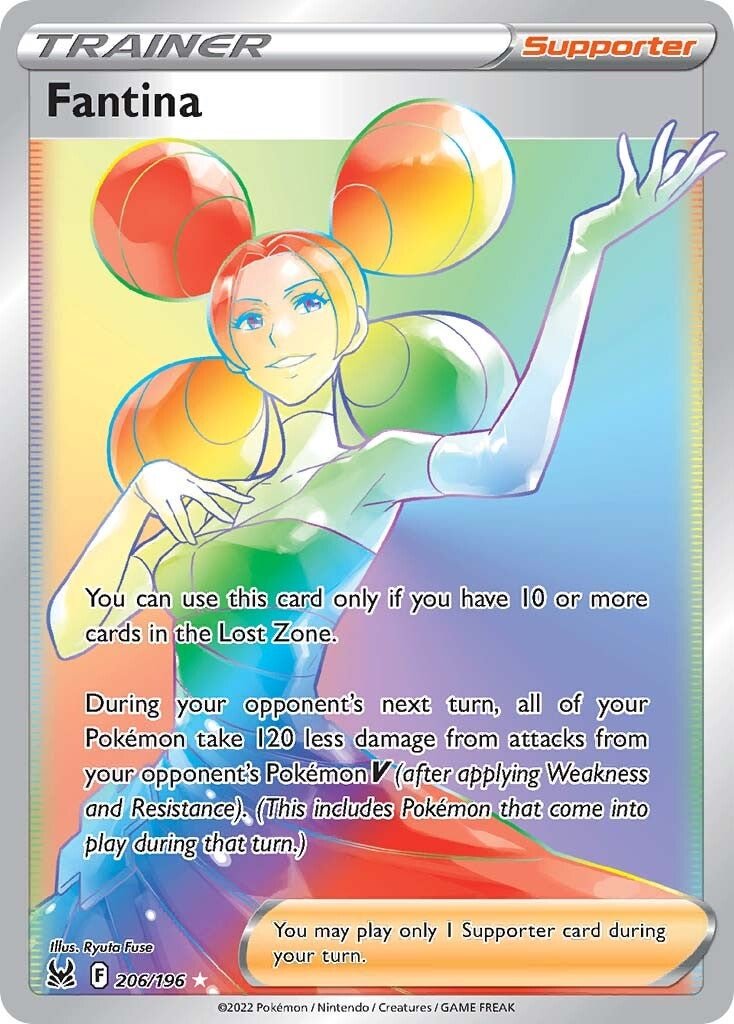 Fantina (206/196) [Sword & Shield: Lost Origin] - Dark Crystal Cards