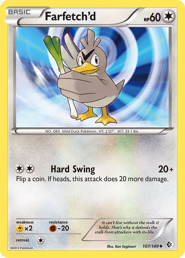 Farfetch'd (107/149) [Black & White: Boundaries Crossed] - Dark Crystal Cards