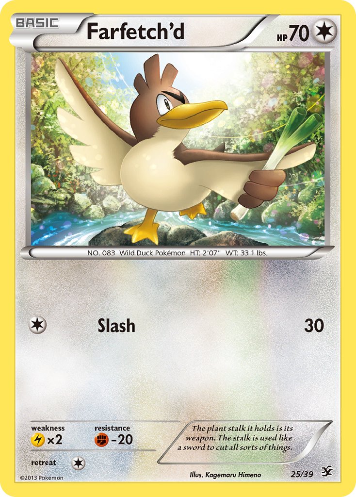 Farfetch'd (25/39) [XY: Kalos Starter Set] - Dark Crystal Cards