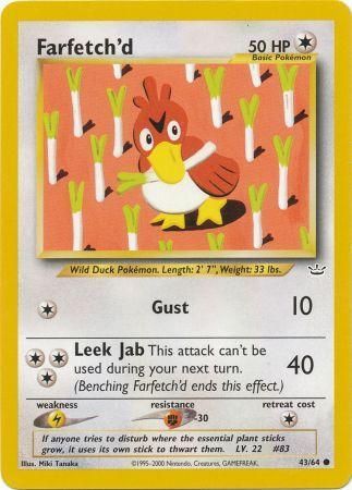 Farfetch'd (43/64) [Neo Revelation Unlimited] - Dark Crystal Cards